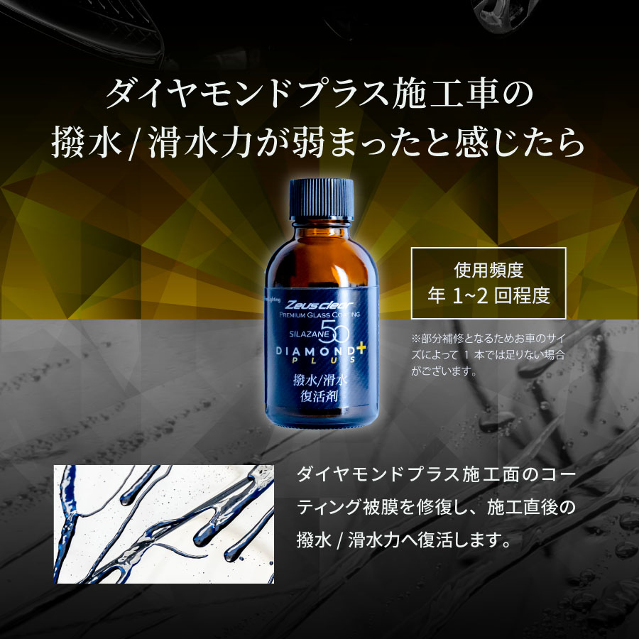 Zeus clear ゼウスクリア シラザン50 ダイヤモンドプラス専用 撥