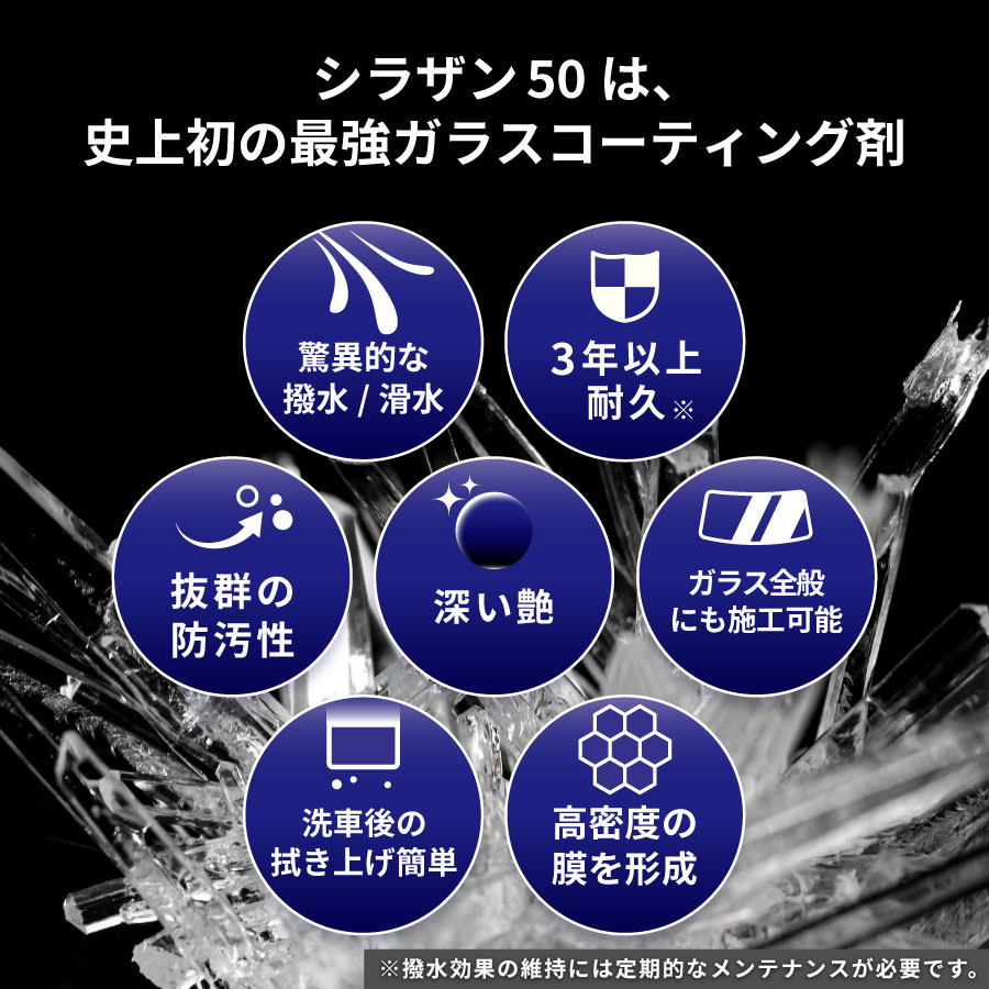 Zeus clear ゼウスクリア シラザン50 トップコート付 補修用キット
