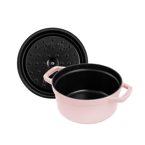 ピコ・ココット 16 cm, ラウンド, ソルベローズ, 鋳鉄 staub ココット ソルベローズ| 鋳物ホーロー鍋| ストウブ(STAUB)公式通販