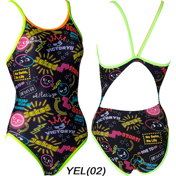 Jaked ジャケッド レディース 競泳水着 練習用 ハイパーバック