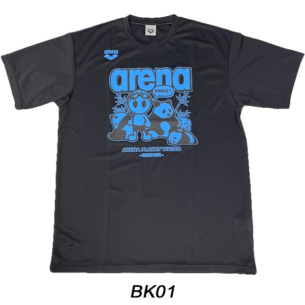 アリーナ Tシャツ メンズ 半袖 吸汗 速乾 吸水 arena サイド
