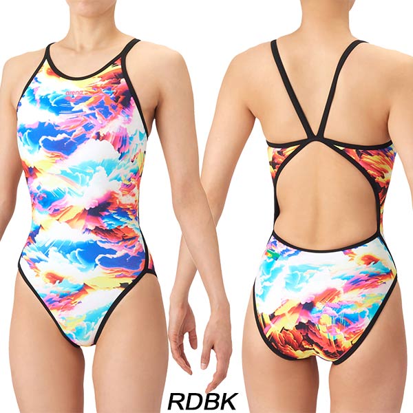 アリーナ（arena） レディース 競泳水着 練習用 ワンピース オープン