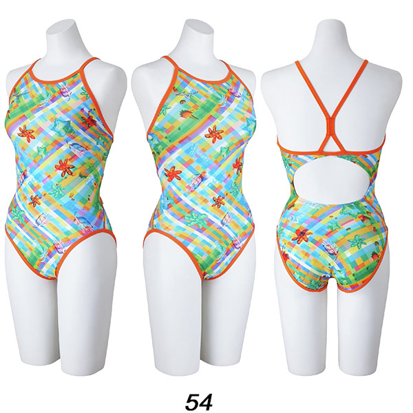 MIZUNO（ミズノ） レディース 競泳水着 練習用 ミディアムカット