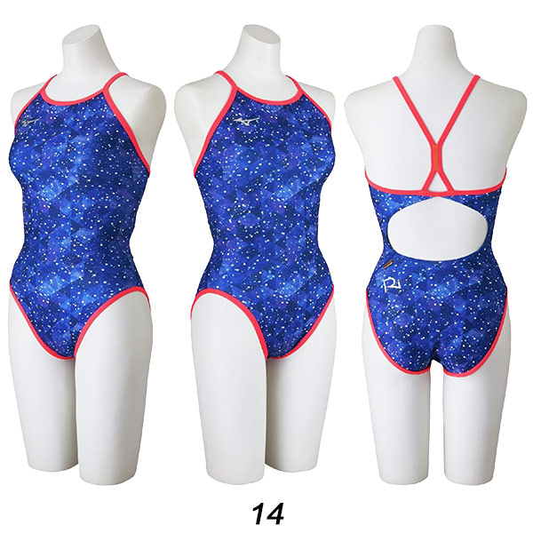 MIZUNO（ミズノ） レディース 競泳水着 練習用 ミディアムカット