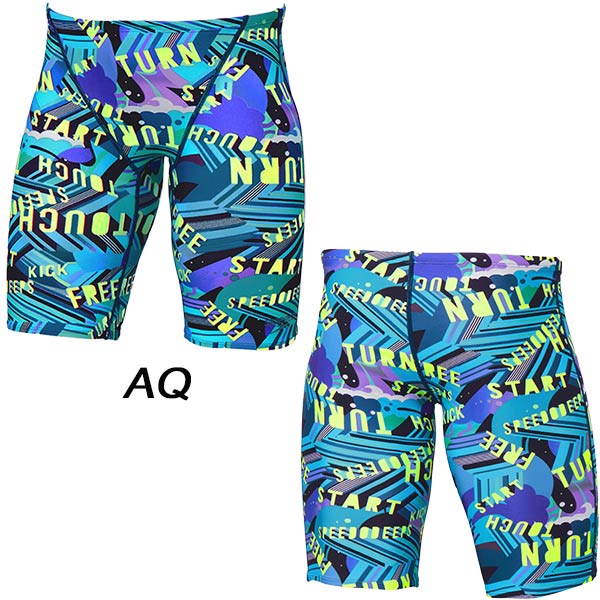 speedo（スピード） メンズ 競泳水着 練習用 Wording Stripes TURNS