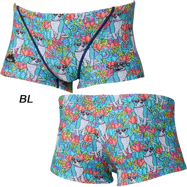 speedo（スピード） モルガコラボ ジュニア 男子 競泳水着 練習用