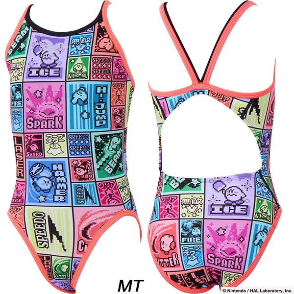 speedo（スピード） speedo Kirby カービィ ジュニア 女子 競泳水着