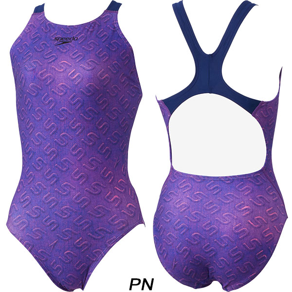 speedo（スピード） レディース 競泳水着 練習用 ワンピース DENIM