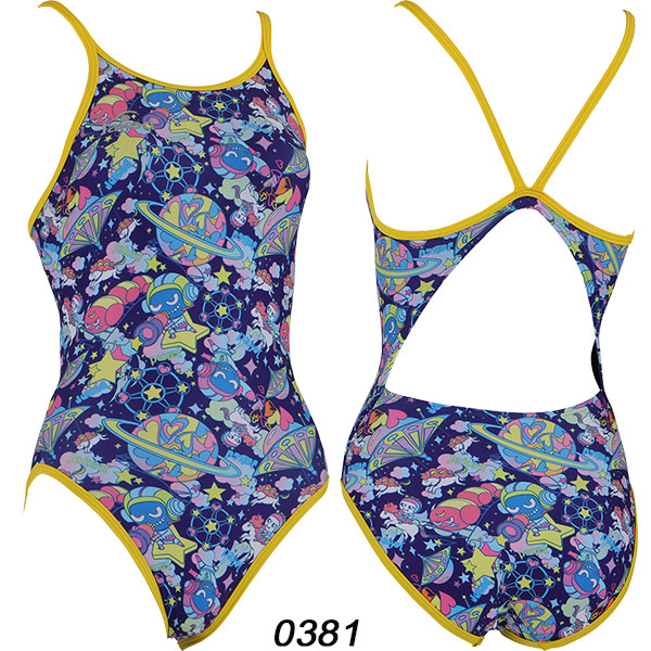 Jaked（ジャケッド） ジュニア 女子 競泳水着 練習用 ハイパーバック