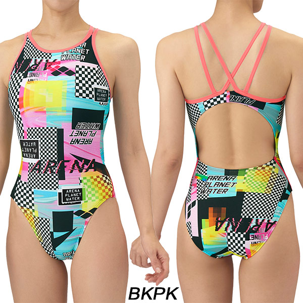 アリーナ（arena） レディース 競泳水着 練習用 ワンピース ダブル