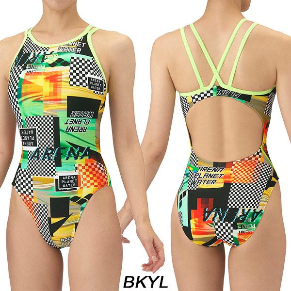 アリーナ（arena） レディース 競泳水着 練習用 ワンピース ダブル