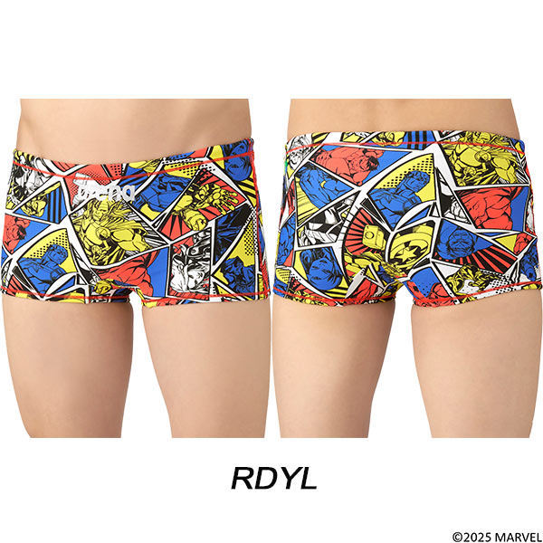 アリーナ（arena） ディズニー メンズ 競泳水着 練習用 ショートレッグ