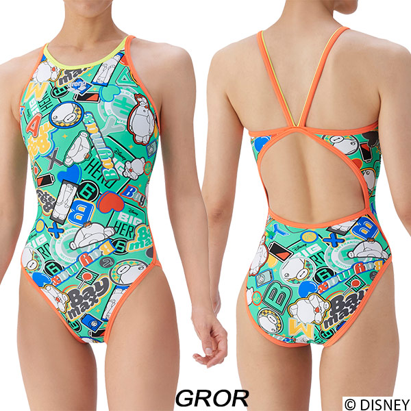 競売 アリーナ arena ディズニー レディース 競泳水着 練習用 水着・ラッシュガード