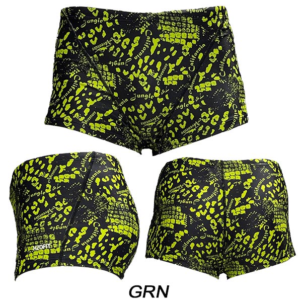 H2OFIT メンズ 競泳水着 練習用 SHORT BOXER H2-B030523 : スポーツ