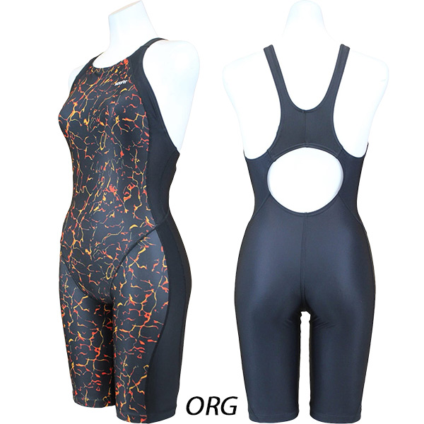 H2OFIT レディース 競泳水着 練習用 オールインワン MAXBACK H2