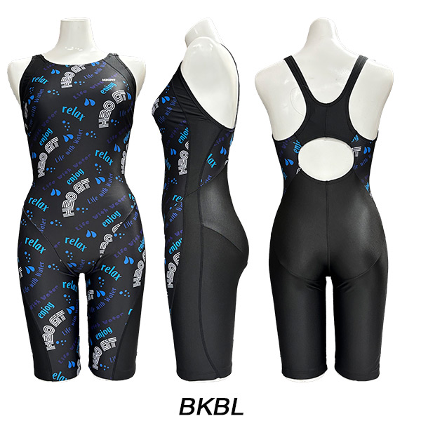 H2OFIT レディース競泳水着 練習用 オールインワン MAXBACK H2-S021024