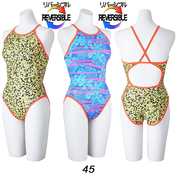 MIZUNO（ミズノ） レディース 競泳水着 練習用 ミディアムカット