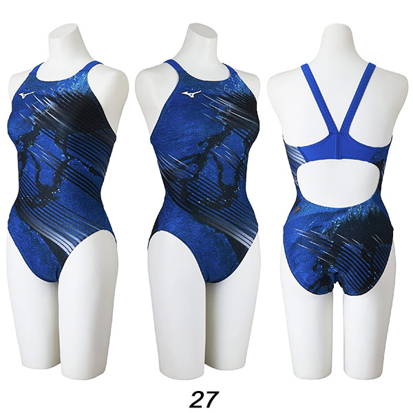 MIZUNO（ミズノ） レディース 競泳水着 練習用 ミディアムカット