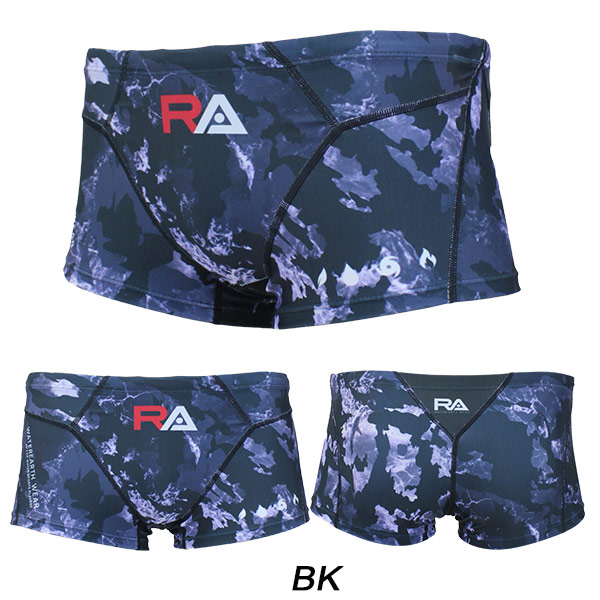 【全品P3倍+最大700円OFFクーポン】RA メンズ 競泳水着 練習用 SHORT BOXER PENTAGON CUT RA124-BSURF｜zyuen1｜02