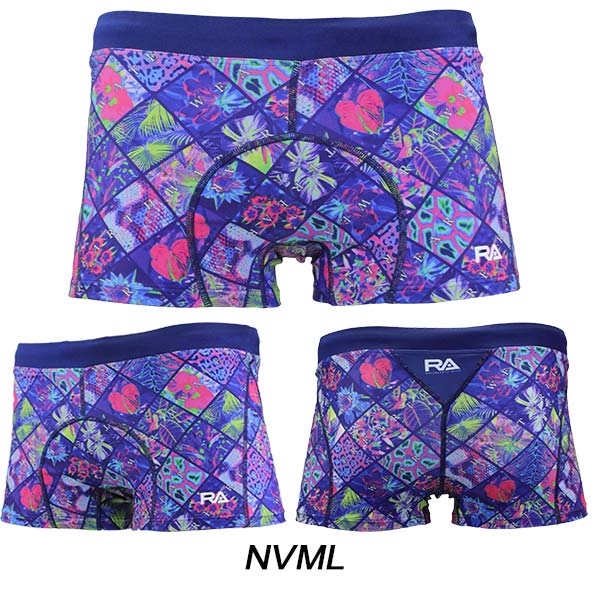 【全品P10倍】RA メンズ 競泳水着 練習用 SHORT BOXER U CUT RA523-BINVR｜zyuen1｜04