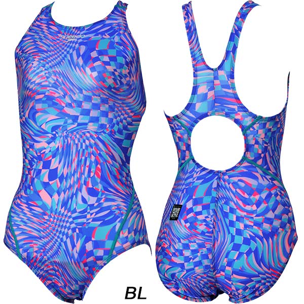 スピード speedo レディース 競泳水着 WA承認 ワンピース FLEXΣV COMFOCUT SUIT SCW02607F_1