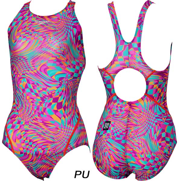 スピード speedo レディース 競泳水着 WA承認 ワンピース FLEXΣV COMFOCUT SUIT SCW02607F_3