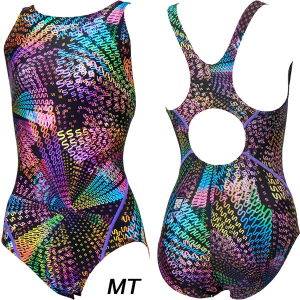 スピード speedo レディース 競泳水着 WA承認 ワンピース FLEXΣX COMFOCUT SUIT SCW02608F_1