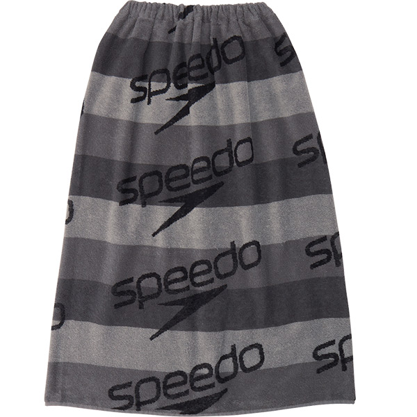 PE　タオル speedo（スピード） ラップタオル Stack Border Wrap Towel SE62602 K