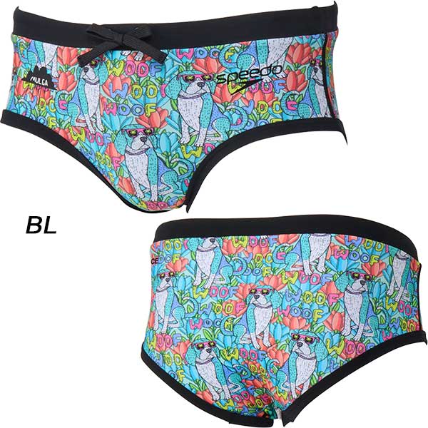 speedo（スピード） モルガコラボ メンズ 競泳水着 練習用 ショート