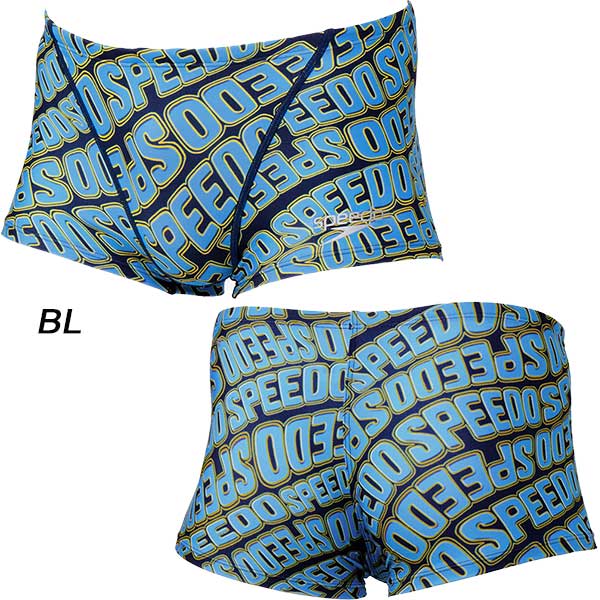 speedo（スピード） メンズ 競泳水着 練習用 WAVE LOGO TURNS BOX