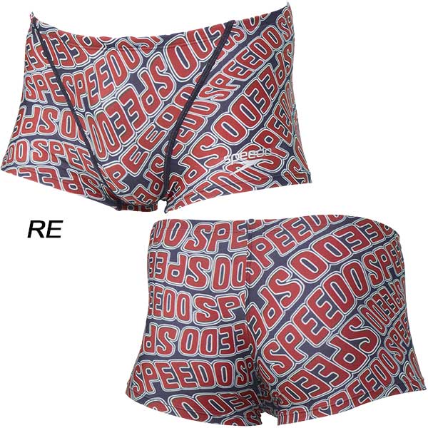 speedo（スピード） メンズ 競泳水着 練習用 WAVE LOGO TURNS BOX