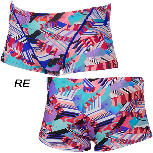 speedo（スピード） メンズ 競泳水着 練習用 Wording Stripes TURNS