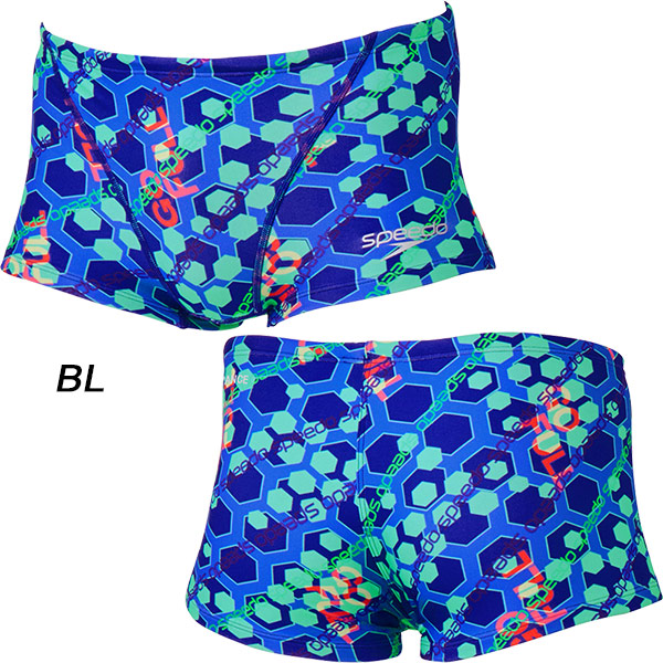 speedo（スピード） メンズ 競泳水着 練習用 ボックス Hexagonal TurnS