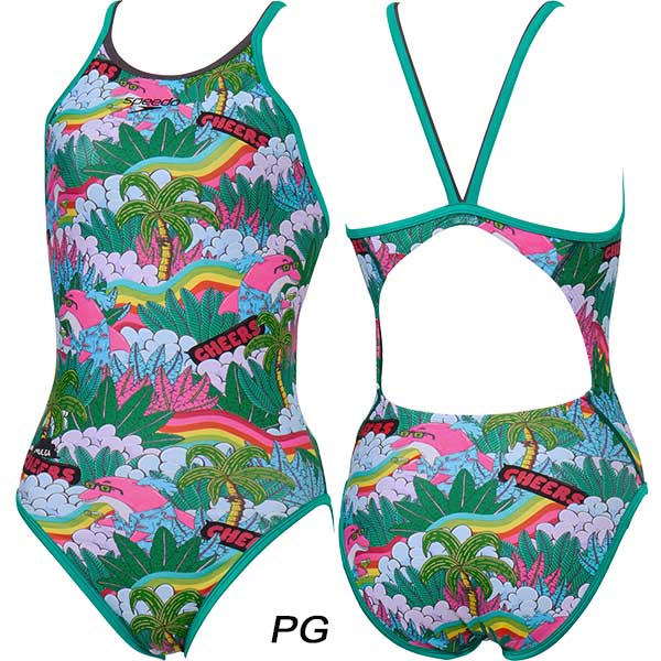 競輪 トラック競技 ENDURAN DRAG2ZERO ワンピース speedo スピード モルガコラボ ジュニア 女子 競泳水着 練習用