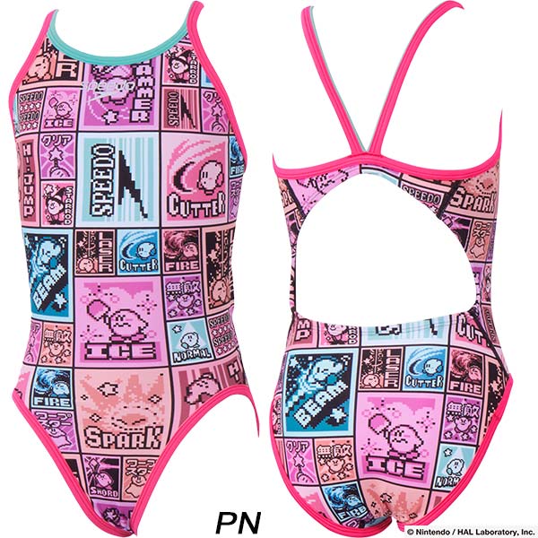 speedo（スピード） speedo Kirby カービィ ジュニア 女子 競泳水着