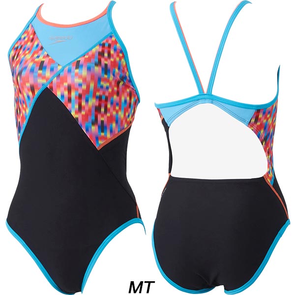 speedo（スピード） レディース 競泳水着 練習用 LINEAR GRADIENTS