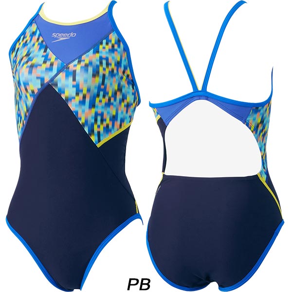 speedo（スピード） レディース 競泳水着 練習用 LINEAR GRADIENTS