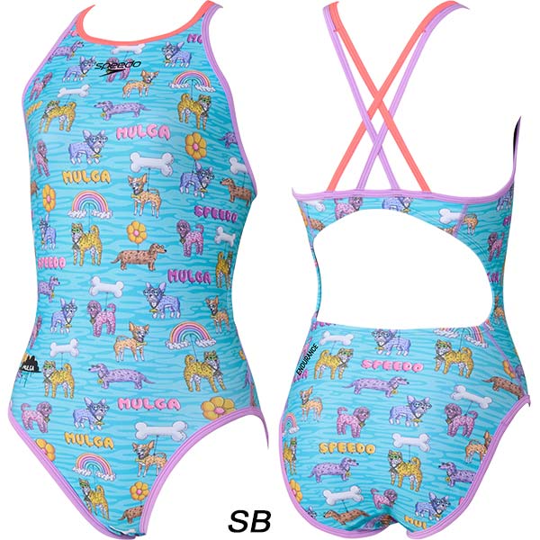 speedo（スピード） モルガコラボ レディース 競泳水着 練習用